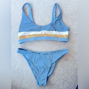 LA Hearts by Pacsun blue bikini set